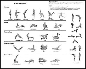postures de yoga